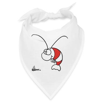 Garnele - Bandana - Weiß - Vorne
