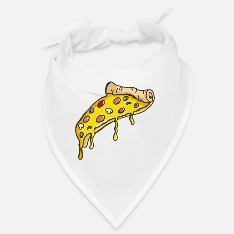 Leckeres Pizzastück - Pizza - Cheese - lecker Bandana
