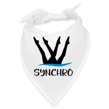Synchronschwimmen - Bandana - Weiß - Vorne