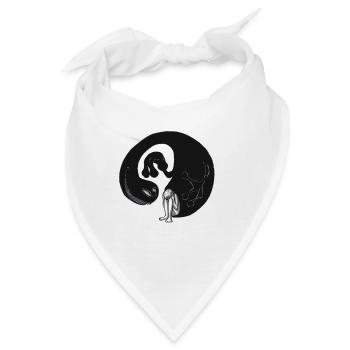 Depression - Bandana - Weiß - Vorne