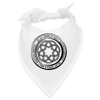 Islay Scotch Whisky - Whiskey Design - Bandana - Weiß - Vorne