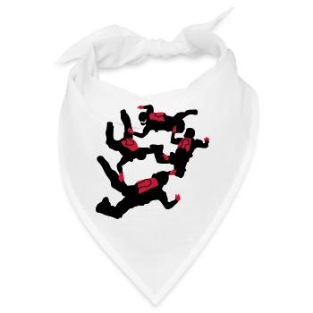 skydive - Bandana - Weiß - Vorne