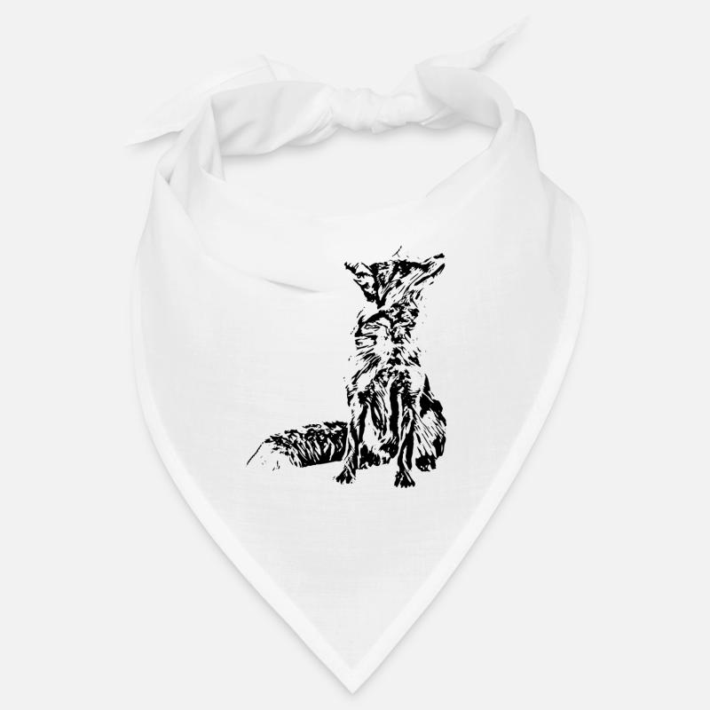 Fuchs - Bandana - Weiß