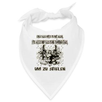 Dämon raus lassen - Bandana - Weiß - Vorne