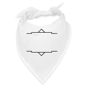 frame ornament (1c) - Bandana - Weiß - Vorne