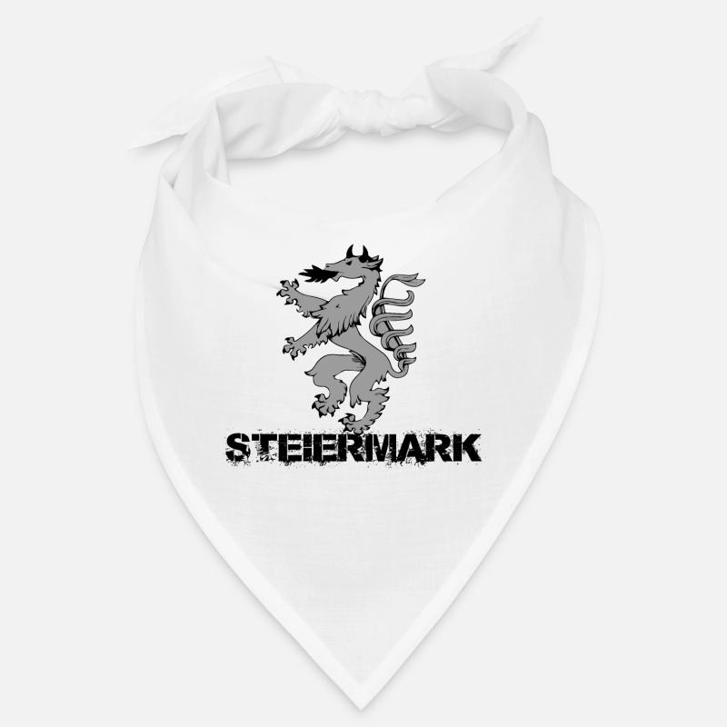 Steiermark - Bandana - Weiß