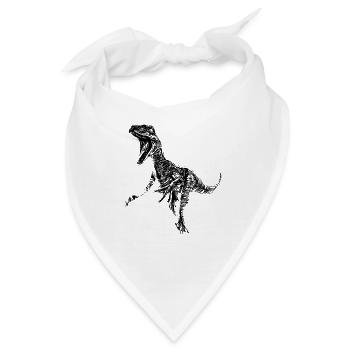 Velociraptor - Bandana - Weiß - Vorne
