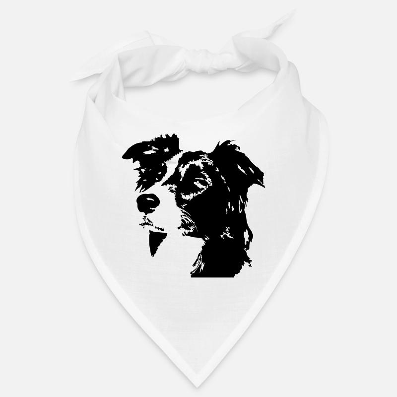 Border collie head Bandana