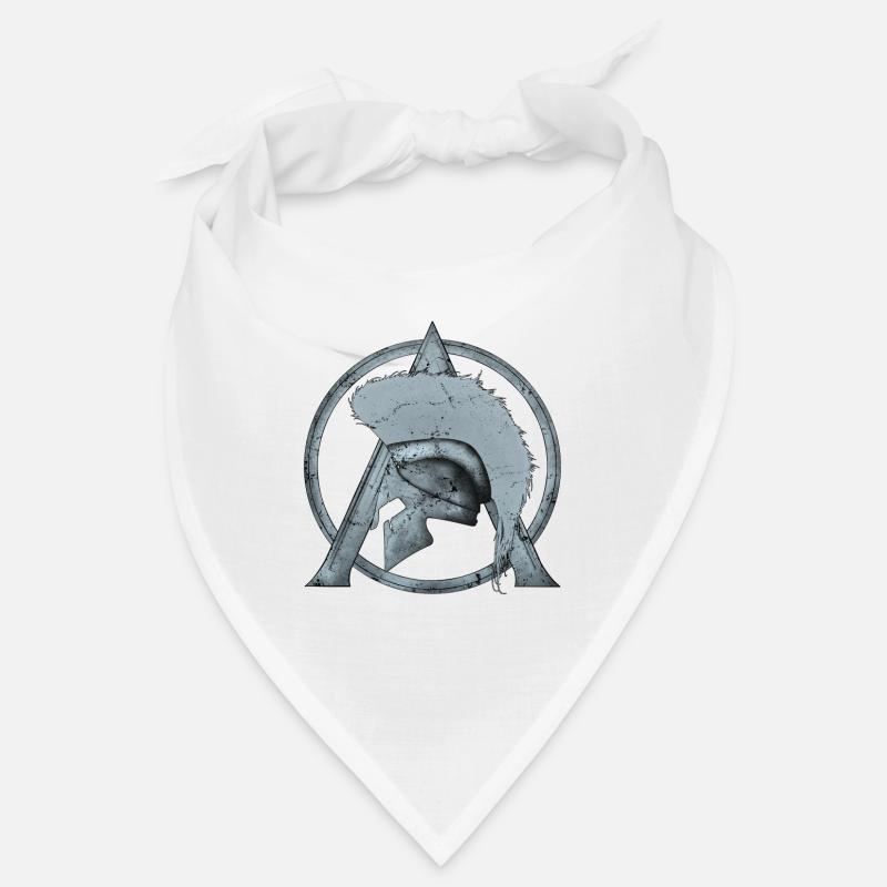 Leonidas Helm und Sparta Lambda Symbol Bandana