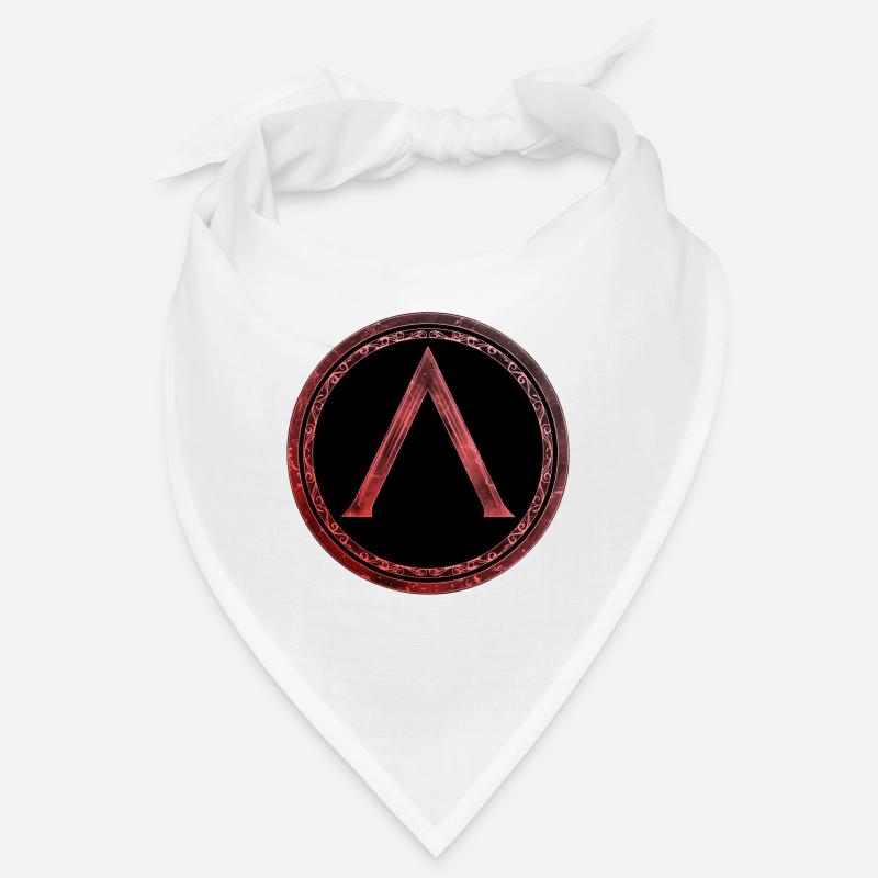 Sparta Lambda symbol Celtic fire red Bandana