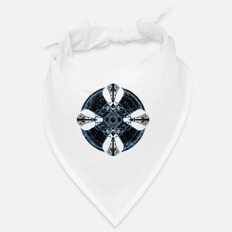 Croix celtique - Bandana - blanc