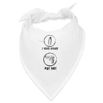 Gun Shell Patron - Bandana - Weiß - Vorne