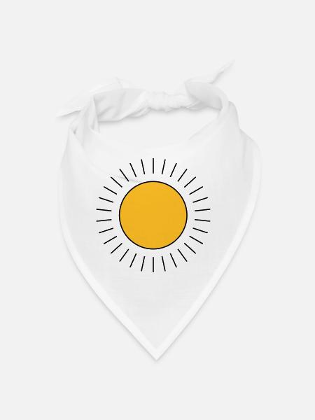 Sun - Bandana - white