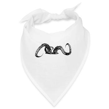 Oktopus - Bandana - Weiß - Vorne
