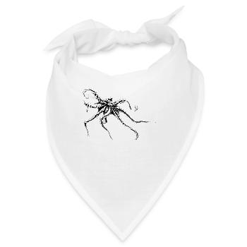Oktopus - Bandana - Weiß - Vorne