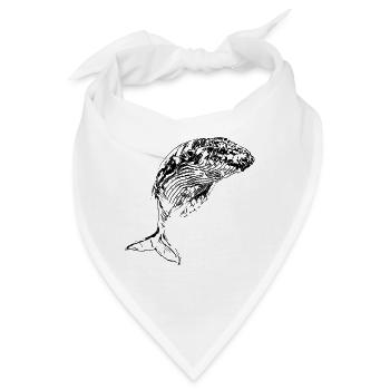 Wal - Bandana - Weiß - Vorne