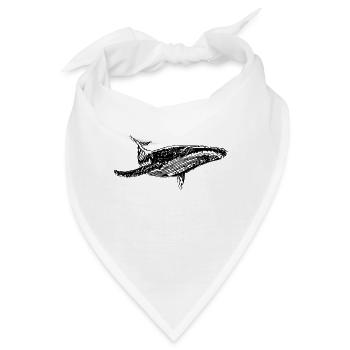 Wal - Bandana - Weiß - Vorne