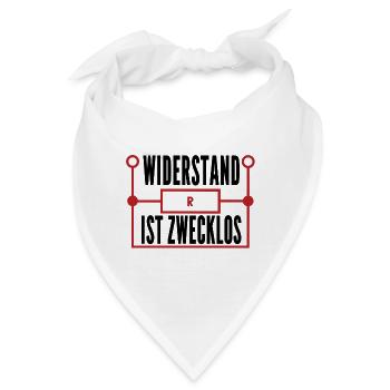 Physiker. Widerstand. Physik. - Bandana - Weiß - Vorne