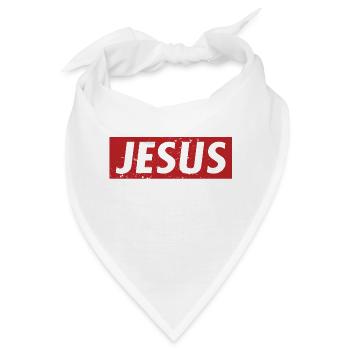 JESUS - Bandana - Weiß - Vorne