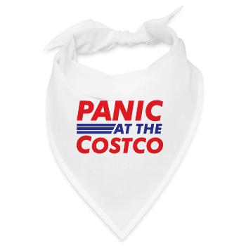 Panik am Costco Shirt - Bandana - Weiß - Vorne