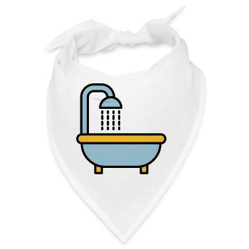 Badewanne - Bandana - Weiß - Vorne