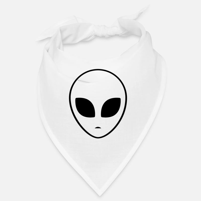 Alien Alienkopf Aliens Ufo Space Geschenk Scifi Bandana