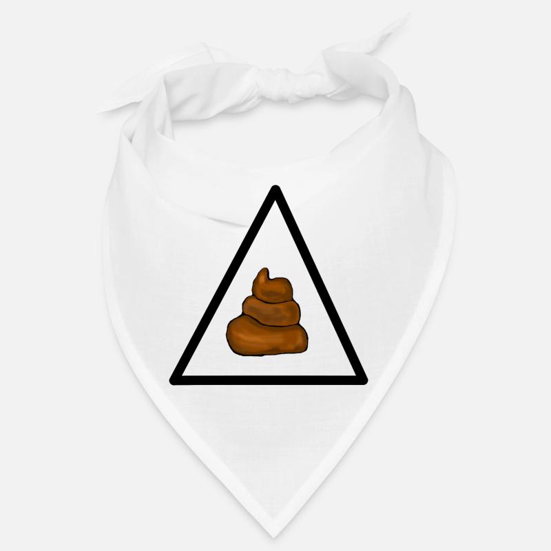 Warning shit, attention shit Bandana