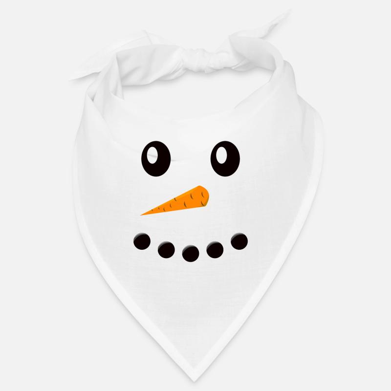 Schneemann Gesicht Bandana
