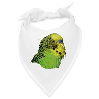 Australischer Sittich - Bandana - Weiß - Vorne