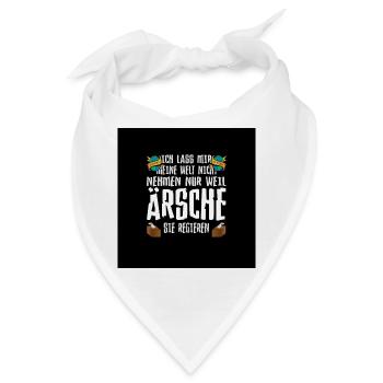 Meine Welt Regieren - Bandana - Weiß - Vorne