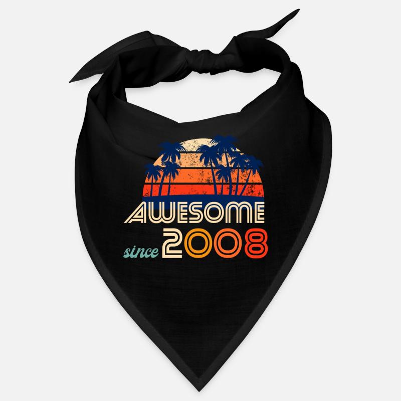 Awesome since 2008 Geschenkidee Bandana