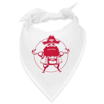 Pirat pur - Bandana - Weiß - Vorne
