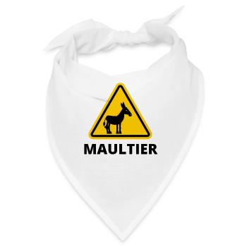 MAULTIER - Bandana - Weiß - Vorne