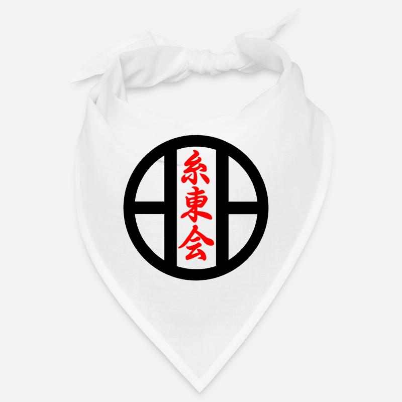 Shito kai karate emblem in kanji script Bandana