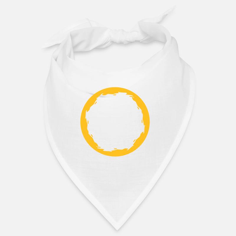 Circle Round Yellow Bandana