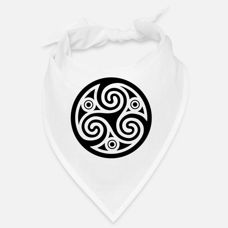 Black Celtic Art Bandana