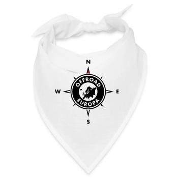 Offroad Compass Europe - Bandana - Weiß - Vorne