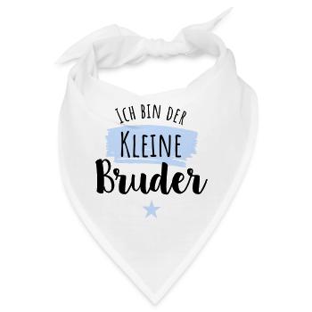 Ich binder Kleine Bruder - Bandana - Weiß - Vorne