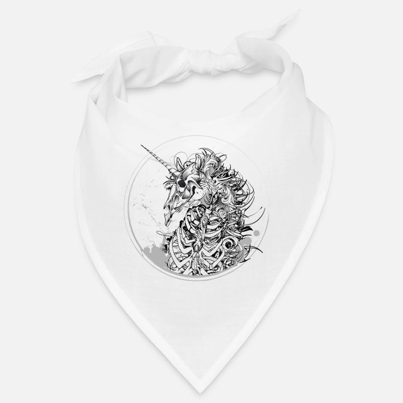 skeletonized unicorn extraordinary representation Bandana