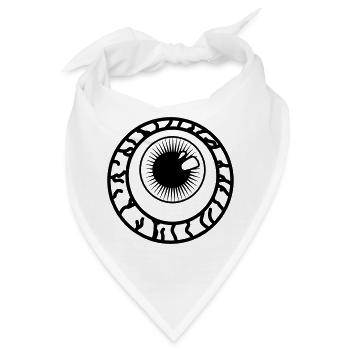 Augenpupille, Optiker - Bandana - Weiß - Vorne
