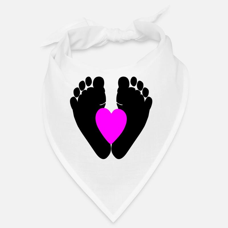 Pieds de bébé GROSSESSE Bandana