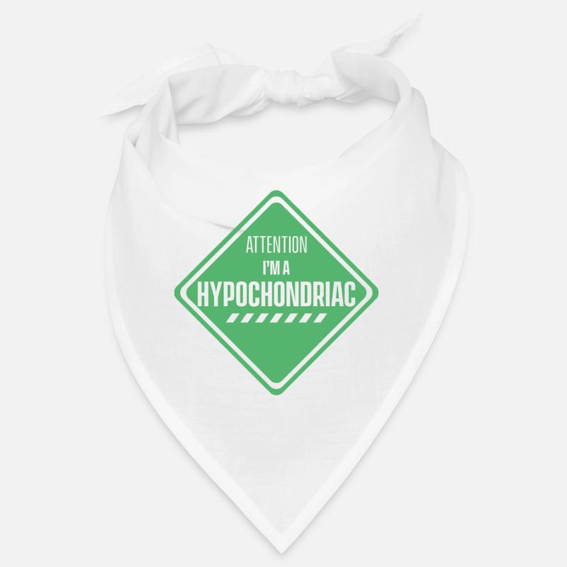 Achtung Ich Bin Ein Hypochonder Hypochondrie Phobi Bandana