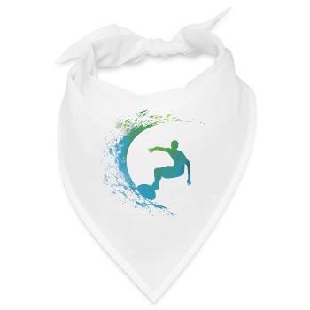 Surf Surfer - Bandana - Weiß - Vorne