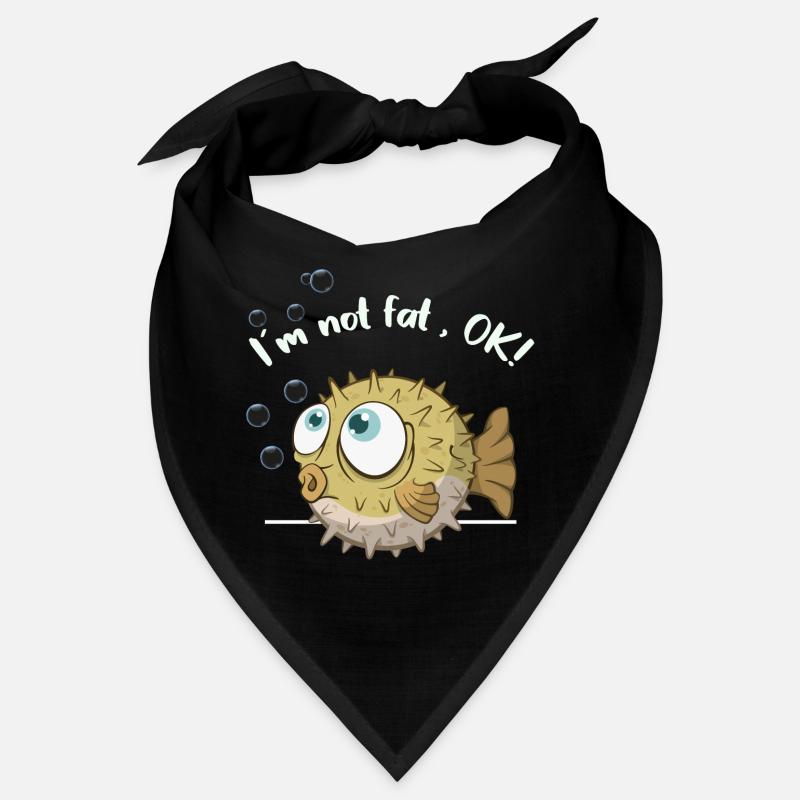 pufferfish fluffy not fat top fish bufferfish fugu Bandana