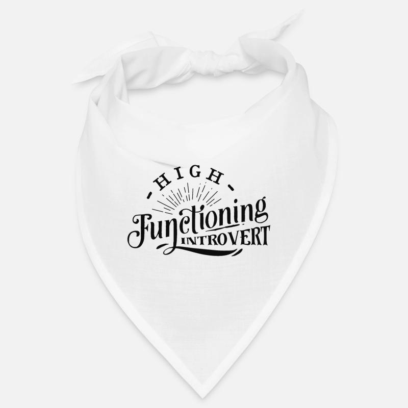 Antisocial - Functioning Introvert - pos - Bandana - white