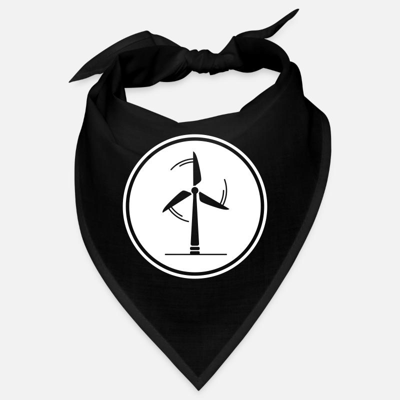 Wind turbine silhouette Bandana