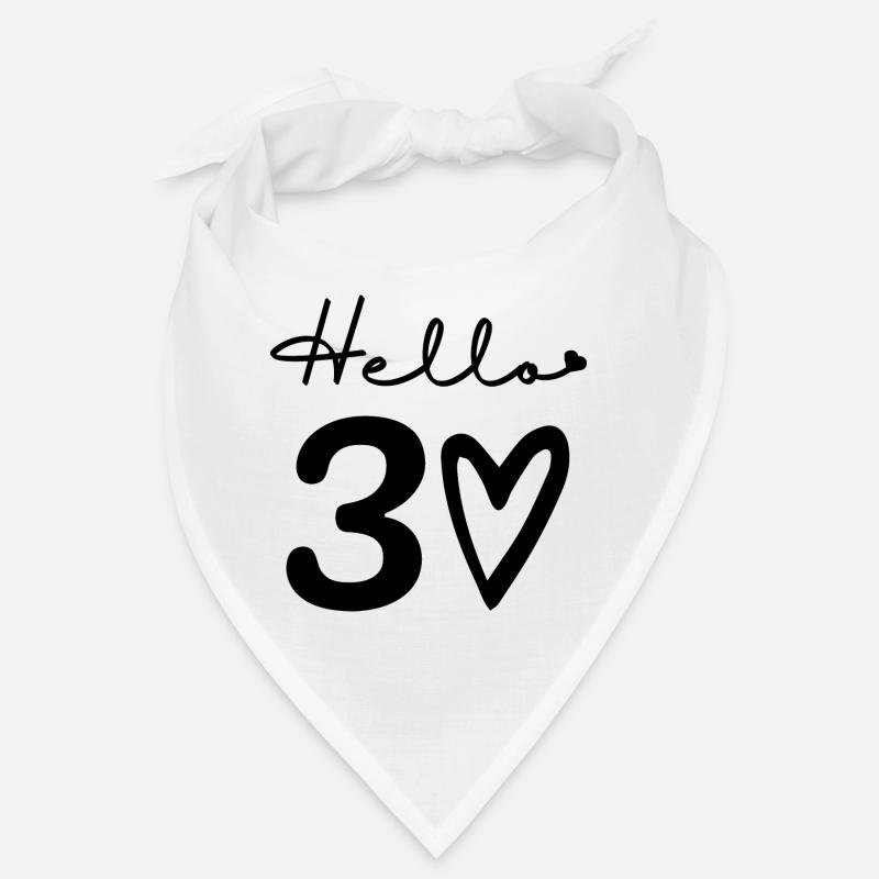 Hallo 30. 30. Geburtstag Bandana