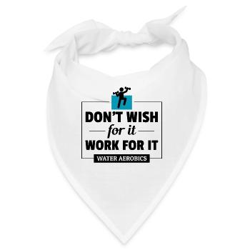 Wassergymnastik Aquatische Fitness Aqua Exercise - Bandana - Weiß - Vorne