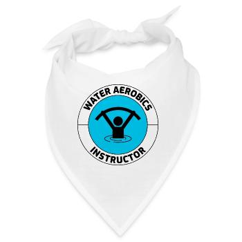 Wassergymnastik Instruktor Aquatic Fitness Trainer - Bandana - Weiß - Vorne