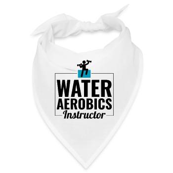 Wassergymnastik Instruktor Aquatic Fitness Trainer - Bandana - Weiß - Vorne